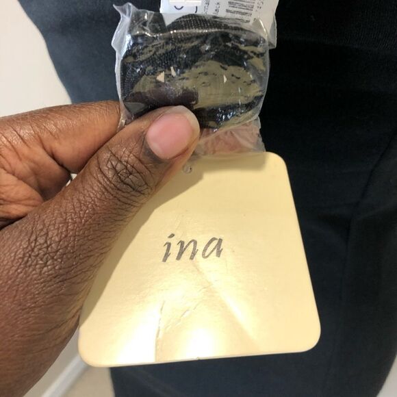 NWT Ina black and gold sequin strapless mini dress - Picture 3 of 14